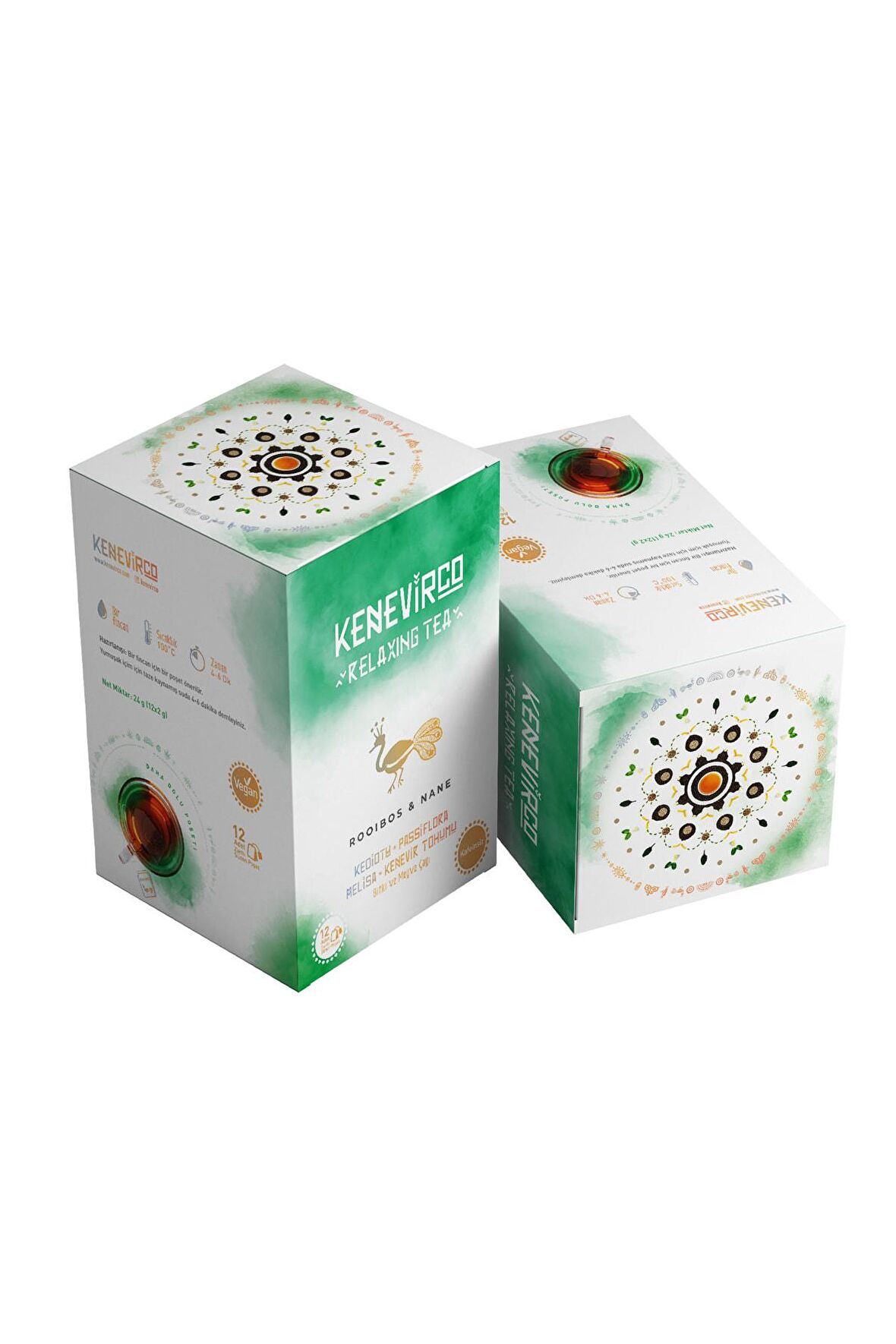 Yeşil Rooibos Ve Naneli Kenevir Tohumu Çayı