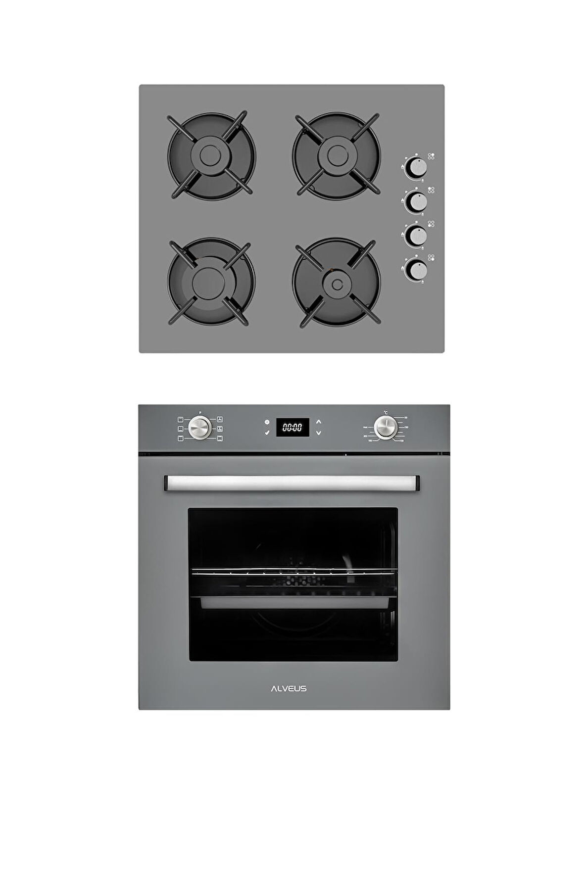 ALVEUS GRİ 2'Lİ ANKSTRE SET [GLS640+MFA627]