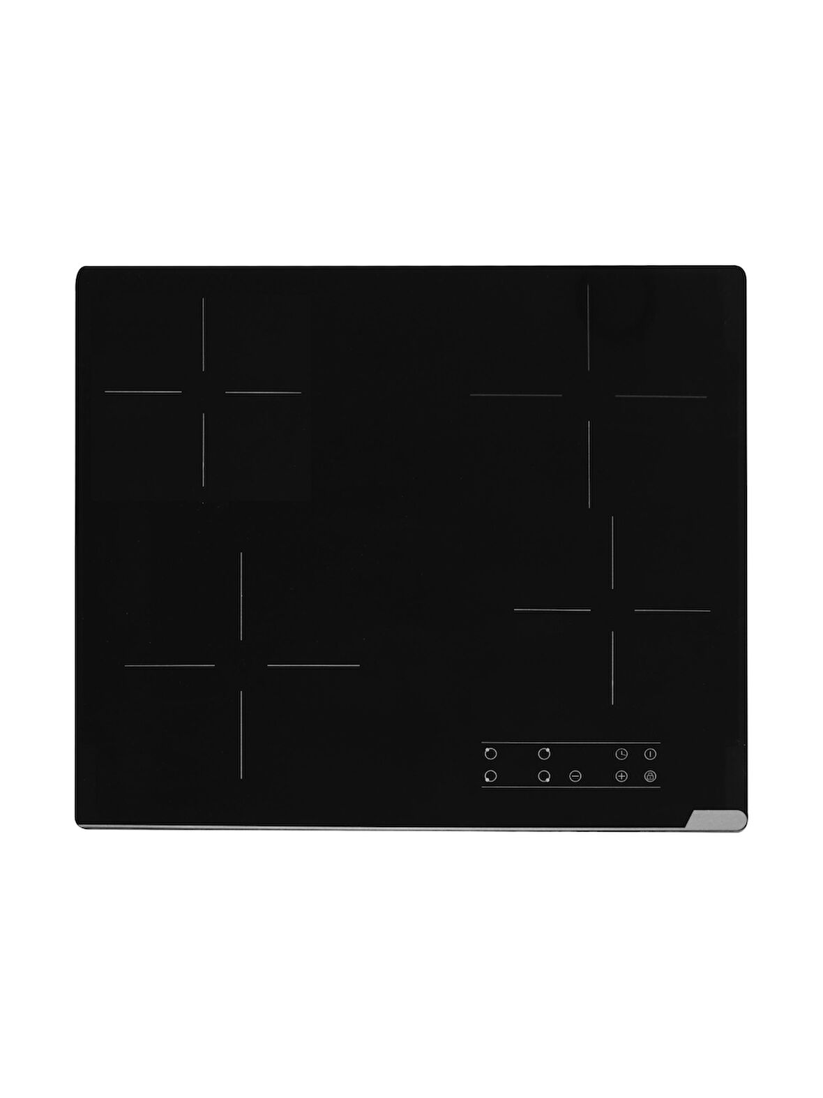 ALVEUS YENİ VİTROSERAMİK 641 SİYAH ELEKTRİKLİ  OCAK 60 CM