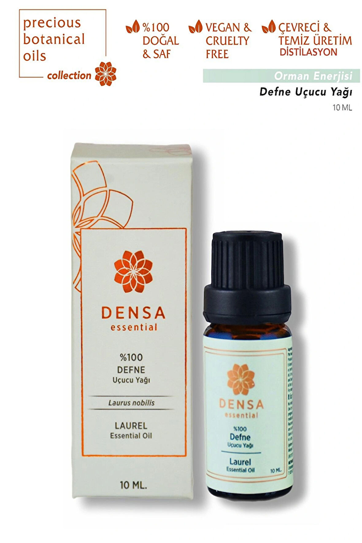 Densa Essential %100 Saf Defne Uçucu Yağı 10ml