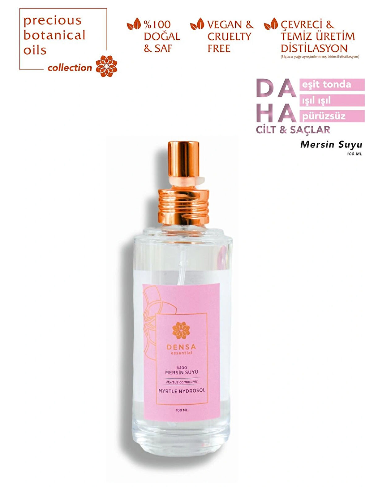 %100 Saf ve Doğal Mersin Suyu 100 ml