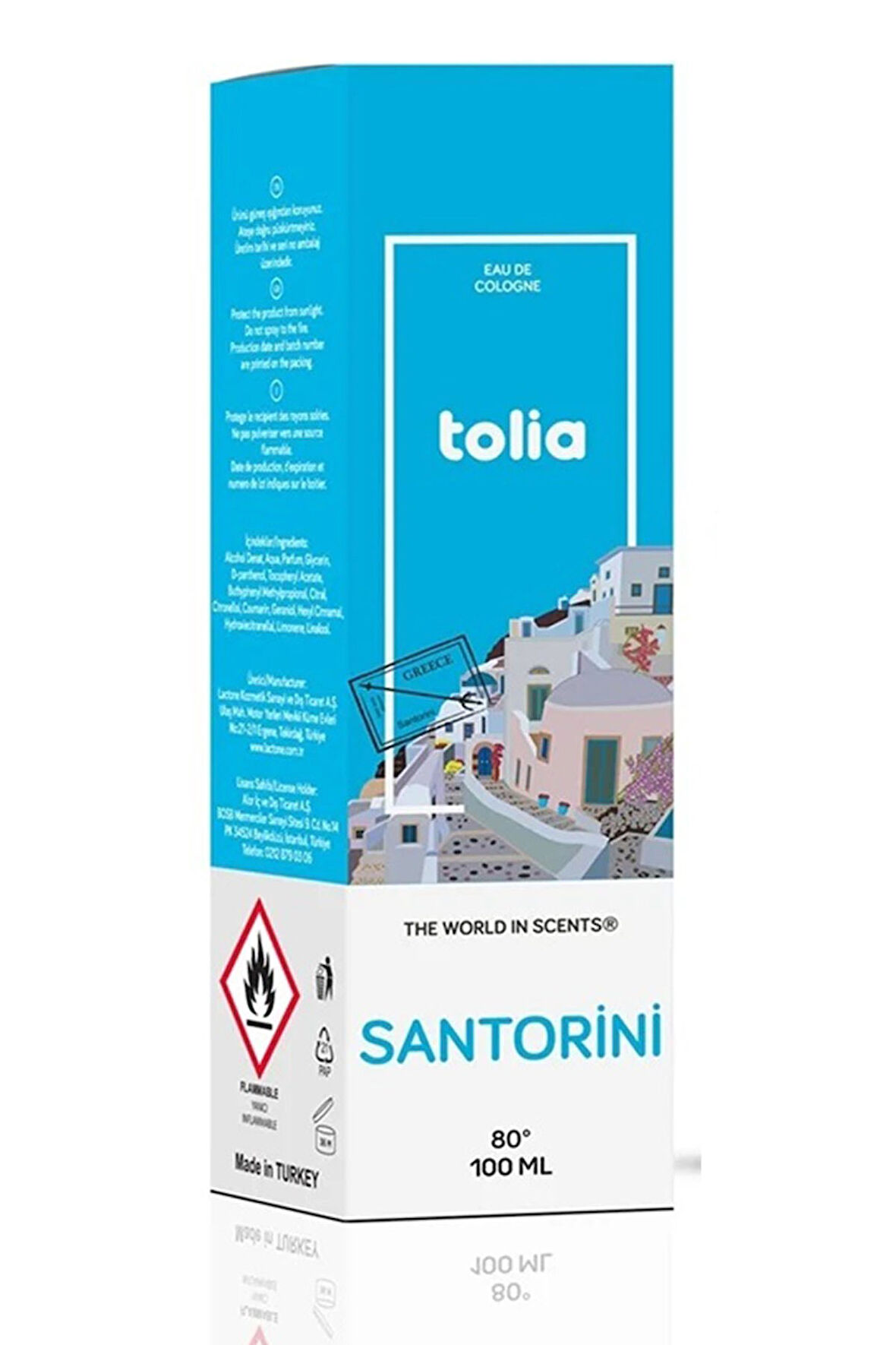 TOLIA SANTORİNİ 250 ML KOLONYA