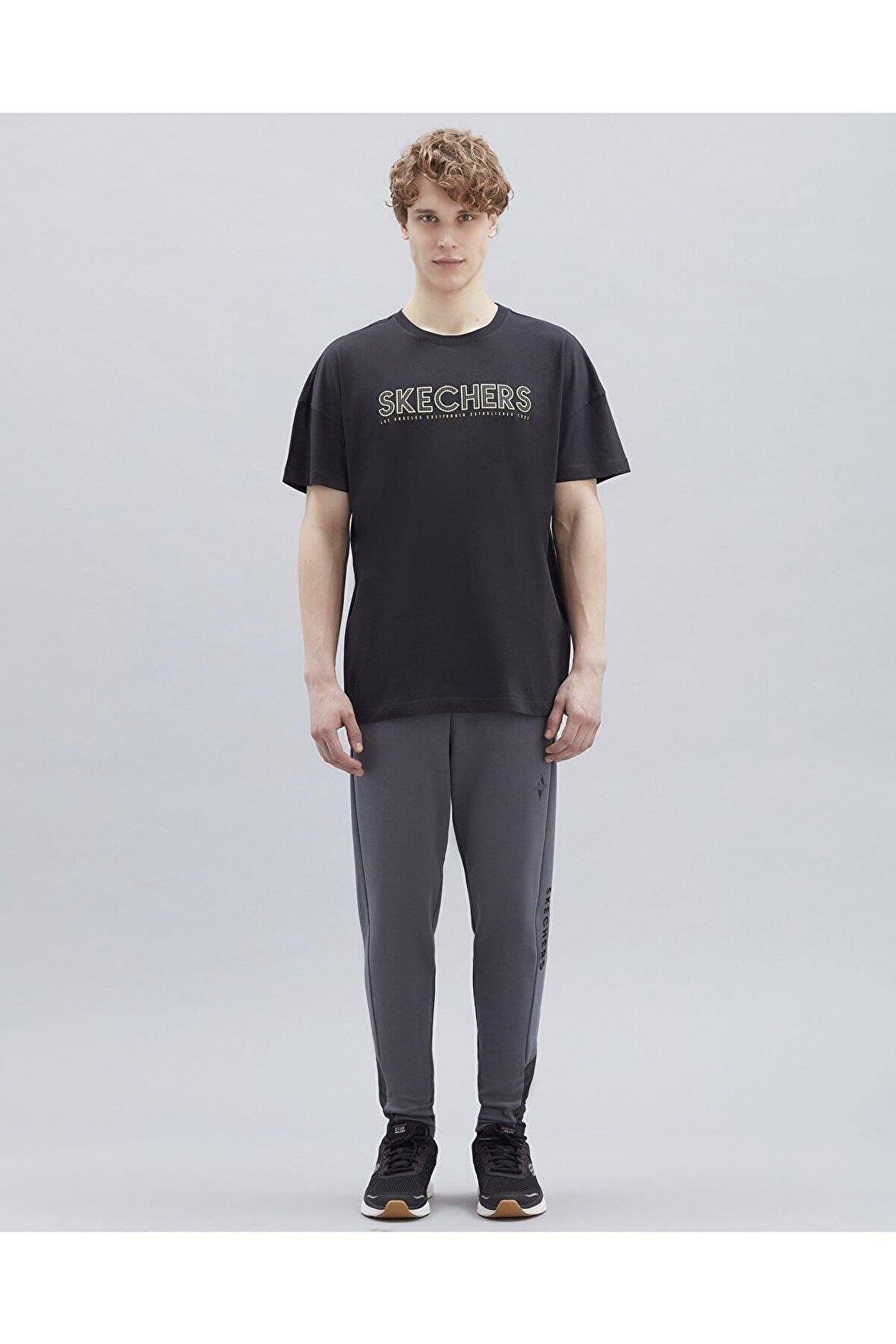 Skechers Erkek Siyah Tshirt S221135-001