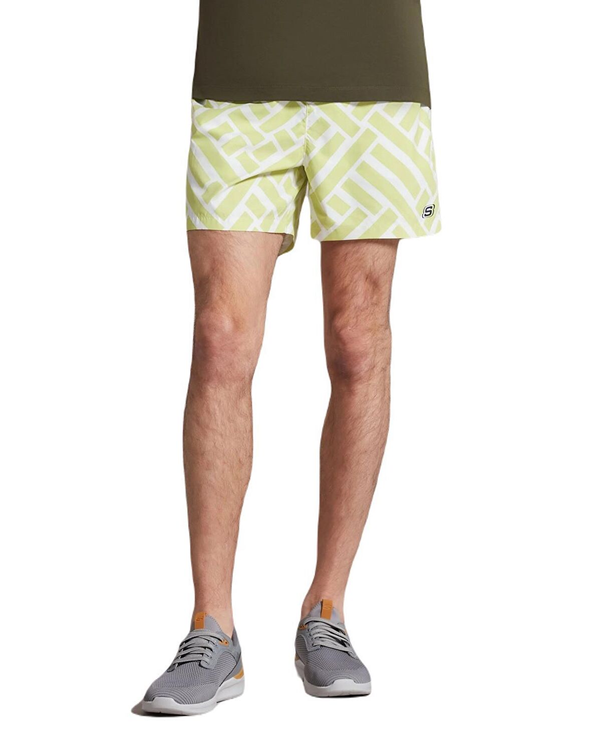 Skechers S231384-299 M Swimwear printed 5 inch Erkek Deniz Şortu