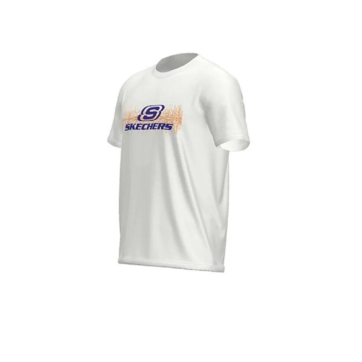 Skechers S222262 M Big Logo T-Shirt Beyaz