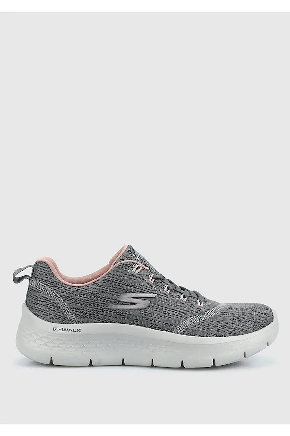 Go Walk Flex Kadın Gri/Pembe Spor Ayakkabı