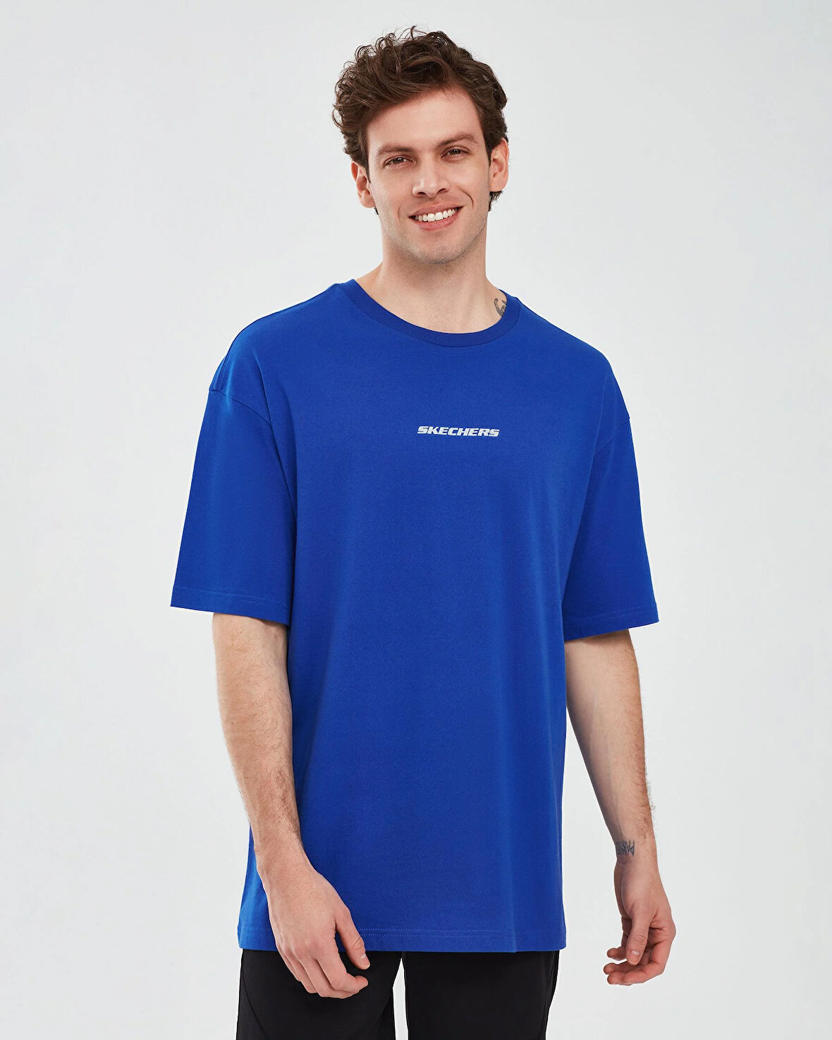 SKECHERS M Graphic Tee Oversize Erkek Tişört