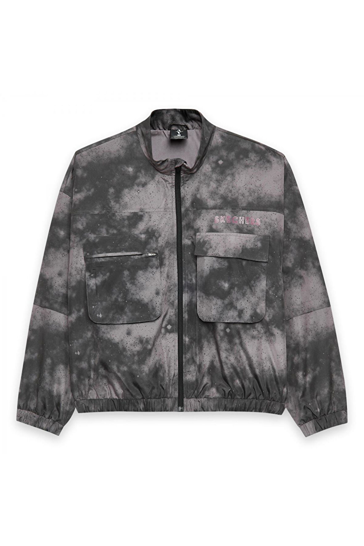 Skechers S242121 W Micro Collection Rain Jacket Siyah Kadın Ceket