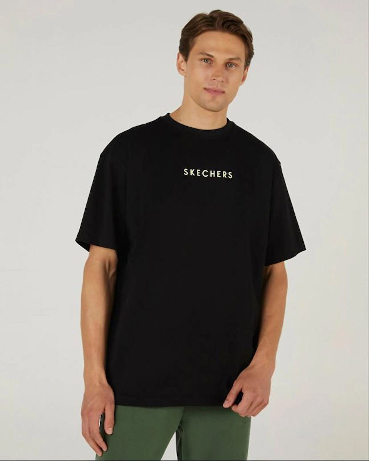 SKECHERS M Graphic Tee Heavy Weight Oversize T-shirt S242134-001