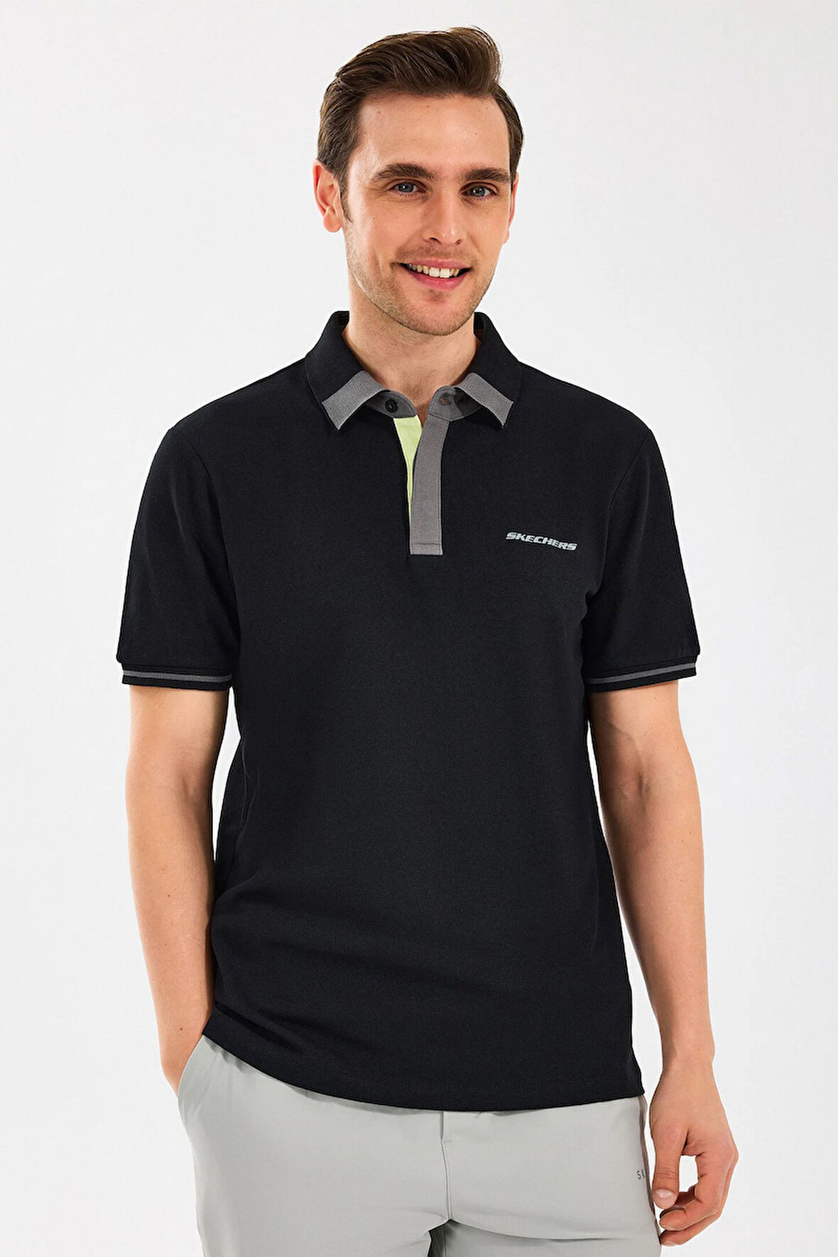 Skechers Pop Up Erkek Polo Tişört S2510135-001