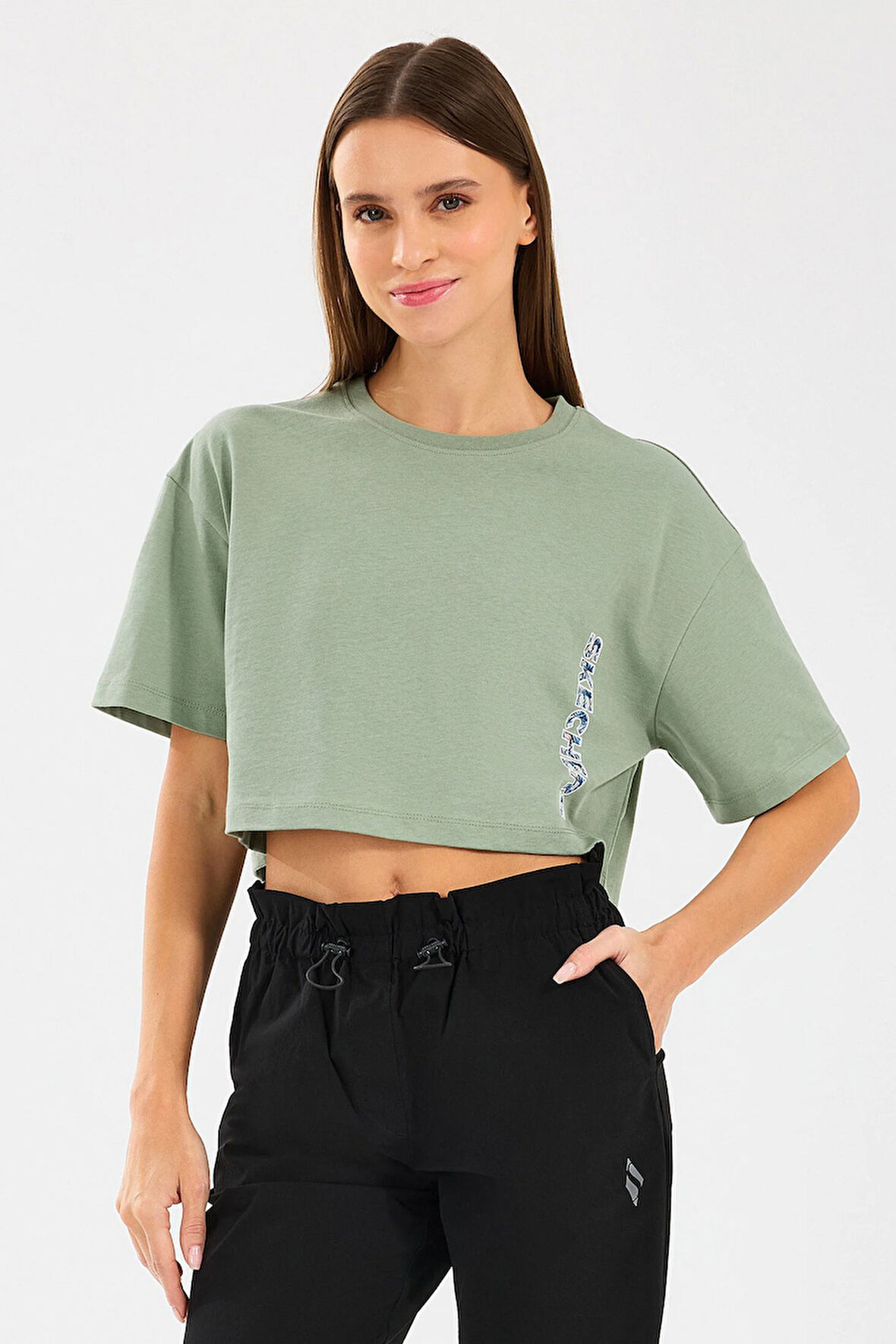 Skechers Crop Fit Kadın Tişört