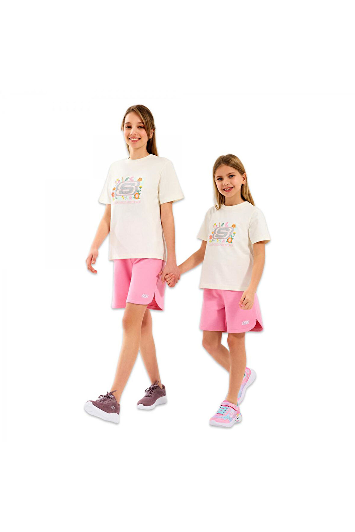 Skechers Sk2510115 G Regular Fit Graphic Tee Beyaz Çocuk T-Shirt