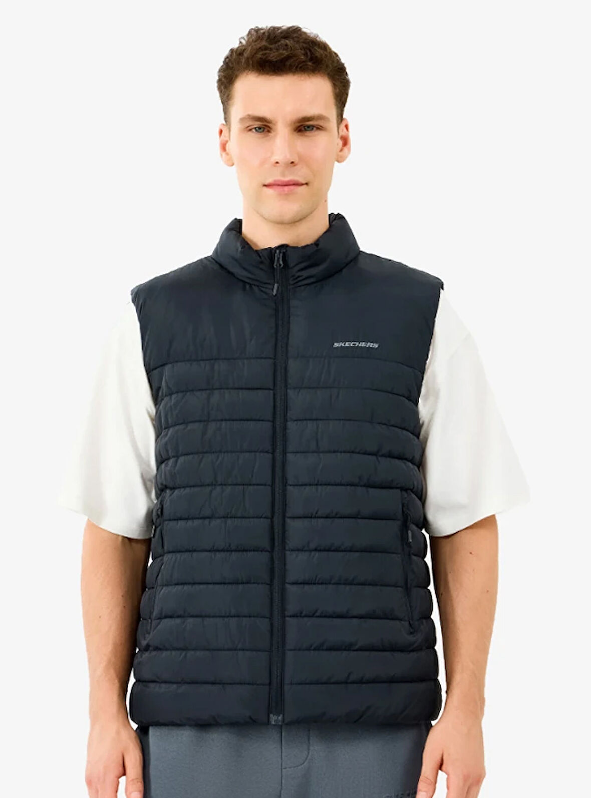 Skechers Outerwear Polar Lining Paded Vest Erkek Yelek S242212-3817