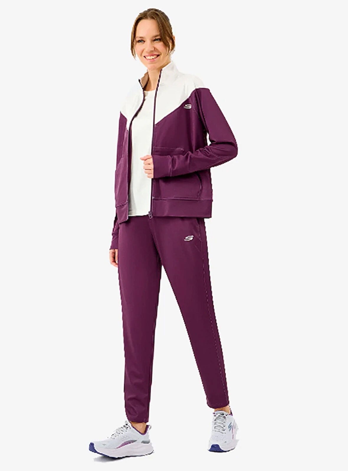 Skechers Micro Collection Colorblock Suit Kadın  Eşofman Takımı