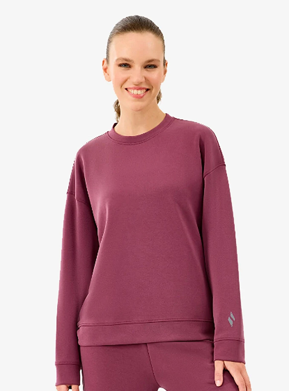 Skechers W Lounge Loose Crew Neck Kadın Sweatshirt
