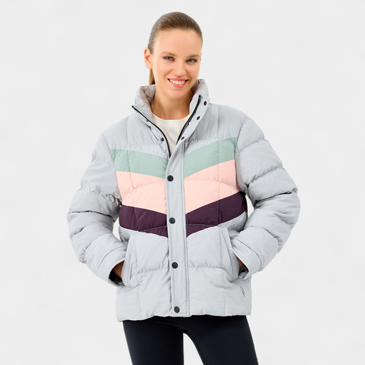 Skechers W Puffer Jacket S2520207 Kadın Mont