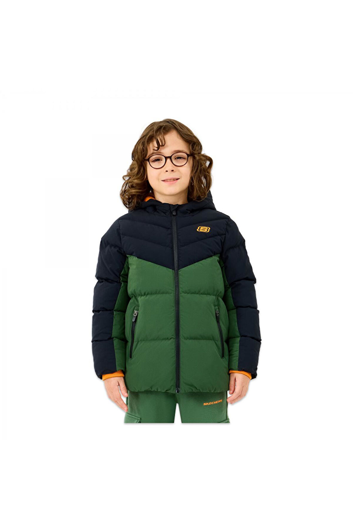 Skechers Sk2520053 B Puffer Jacket Siyah Erkek Çocuk Mont