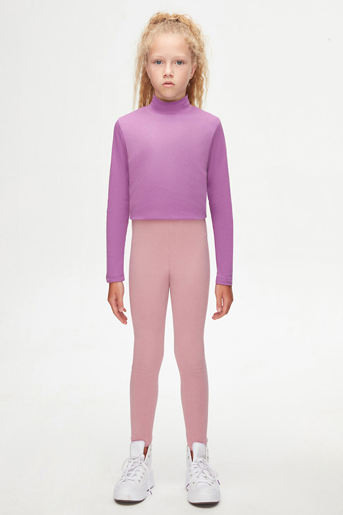 Gül Kurusu Basic Kız Çocuk Kışlık Tayt