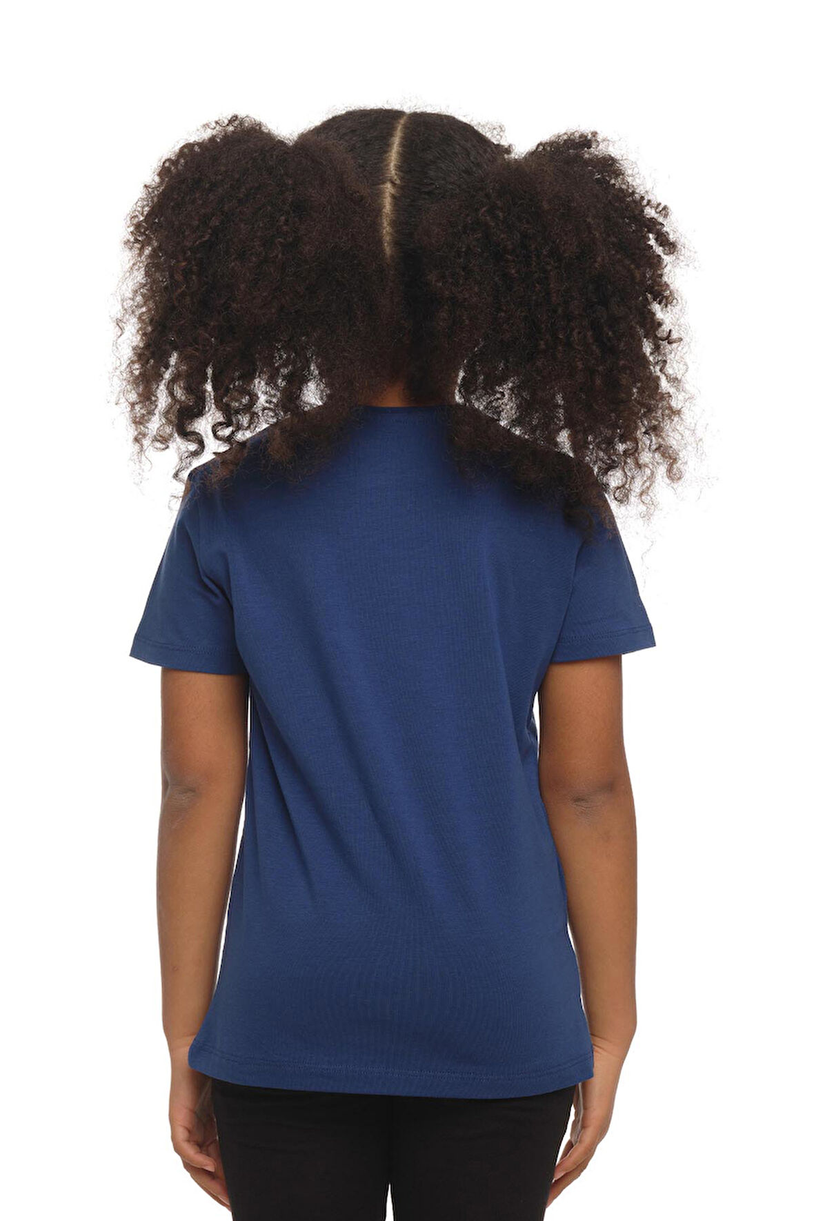 İndigo Basic Unisex Çocuk Sıfır Yaka Kısa Kollu Tişört