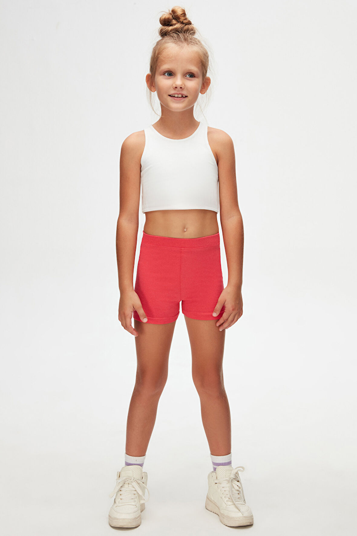 Nar Çiçeği Basic Kız Çocuk Dans Şort