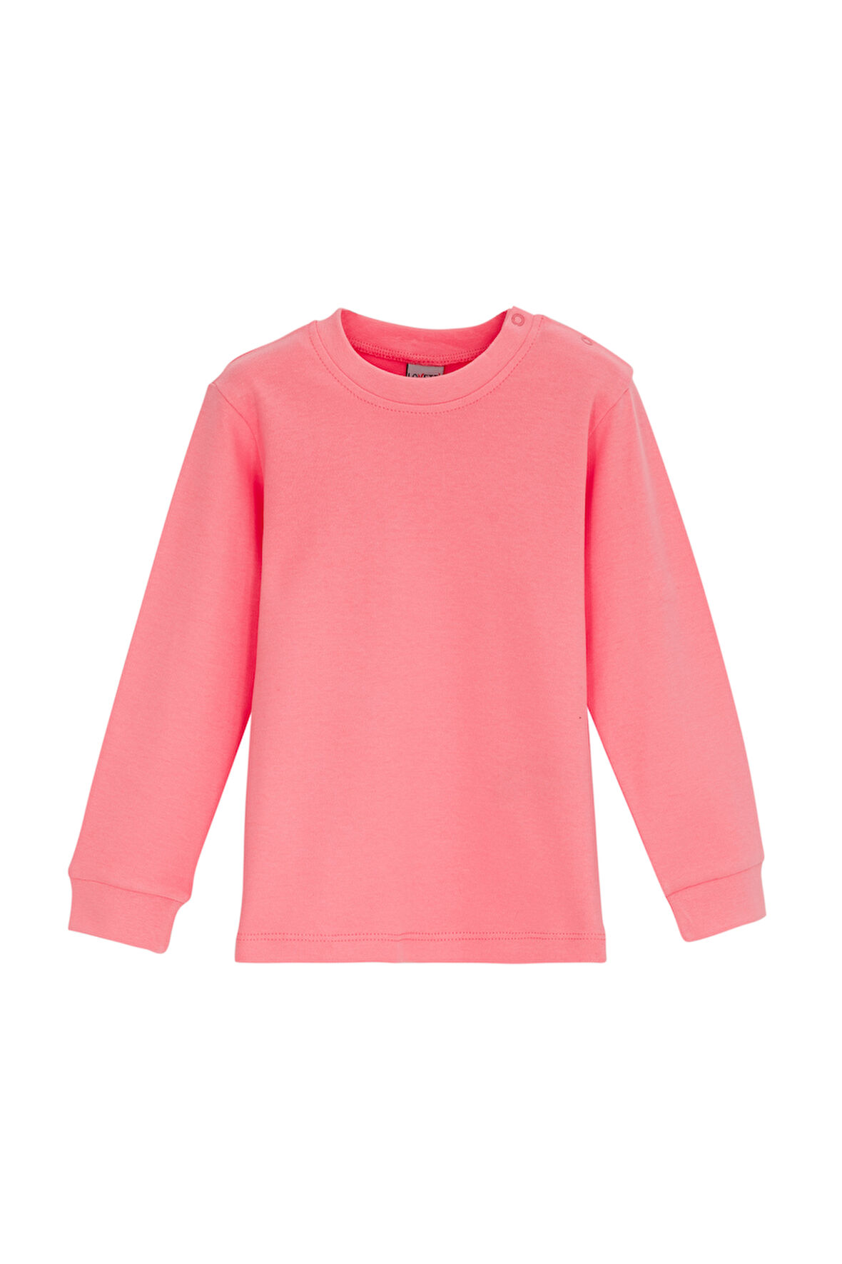 Somon Basic Kız Bebek Çıtçıtlı Yaka Kışlık Uzun Kollu Tişört