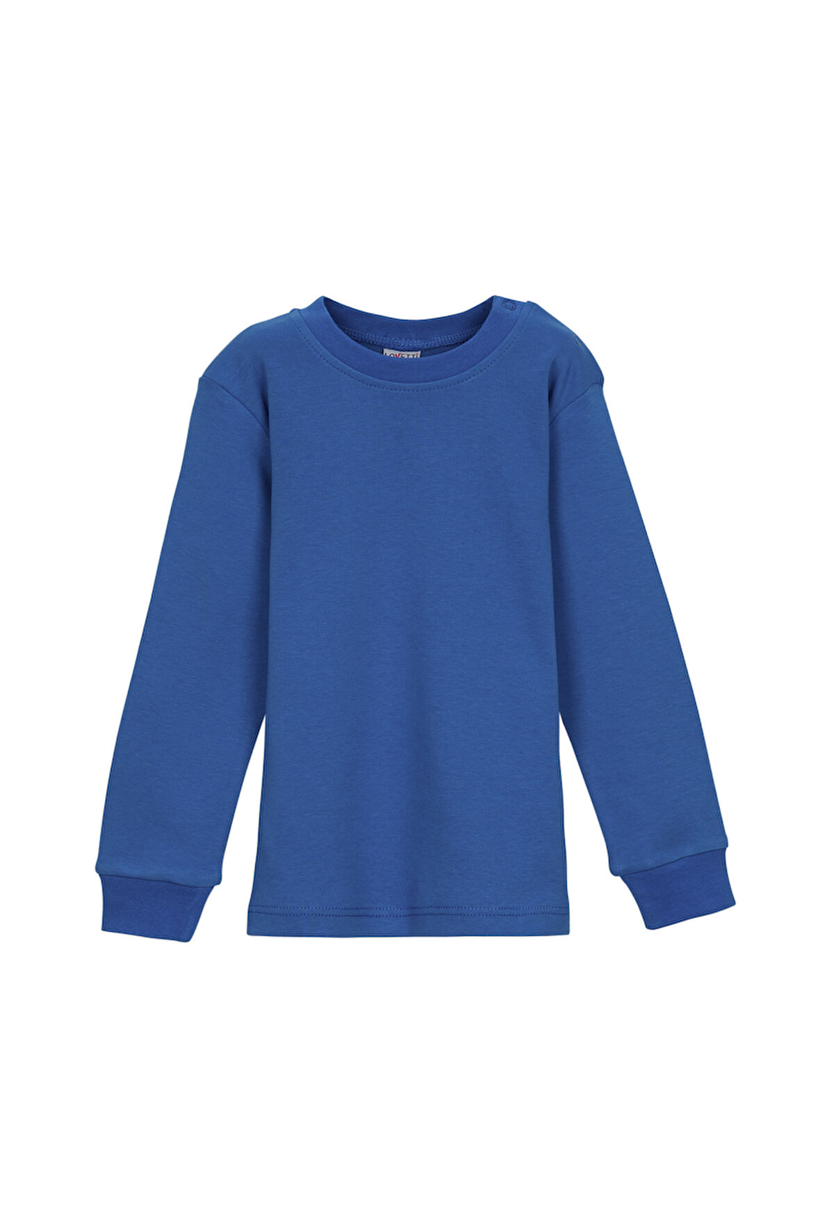 Saks Basic Kız Çocuk Çıtçıtlı Sıfır Yaka Kışlık Uzun Kol Tişört