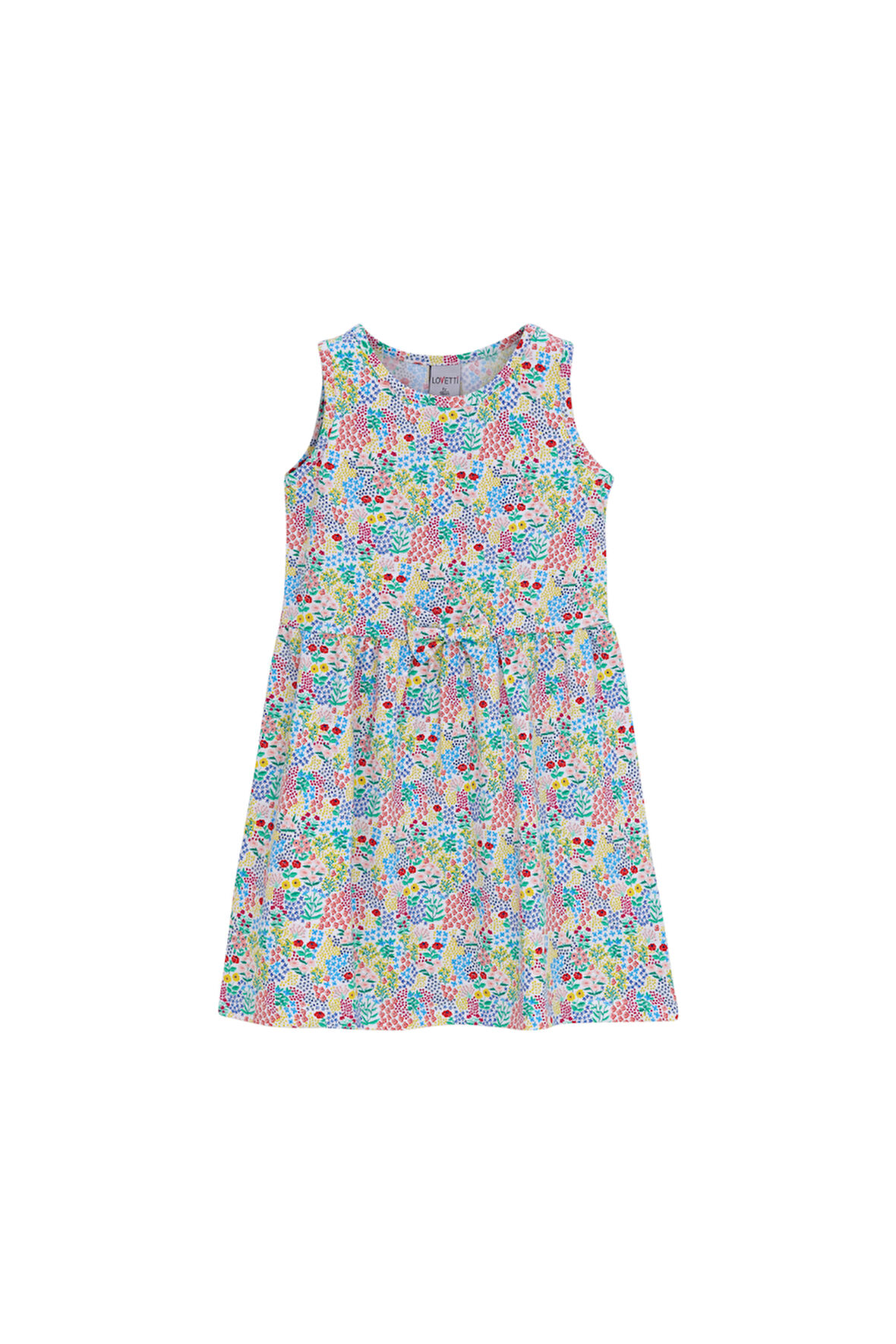 Botanic Garden Kız Çocuk Desenli Kolsuz Elbise