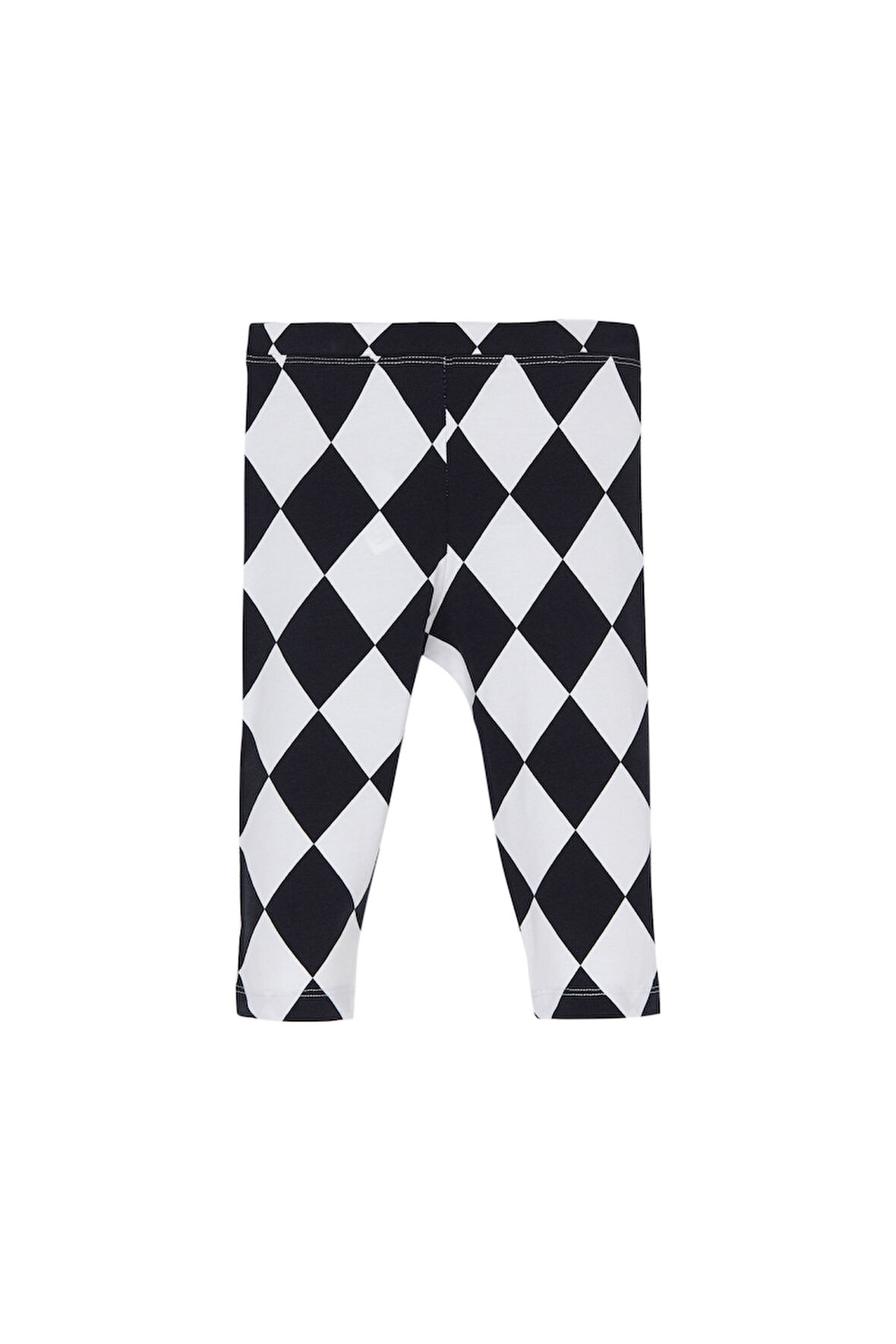 Monochrome Diamond Kız Çocuk Desenli Diz Altı Tayt Kapri