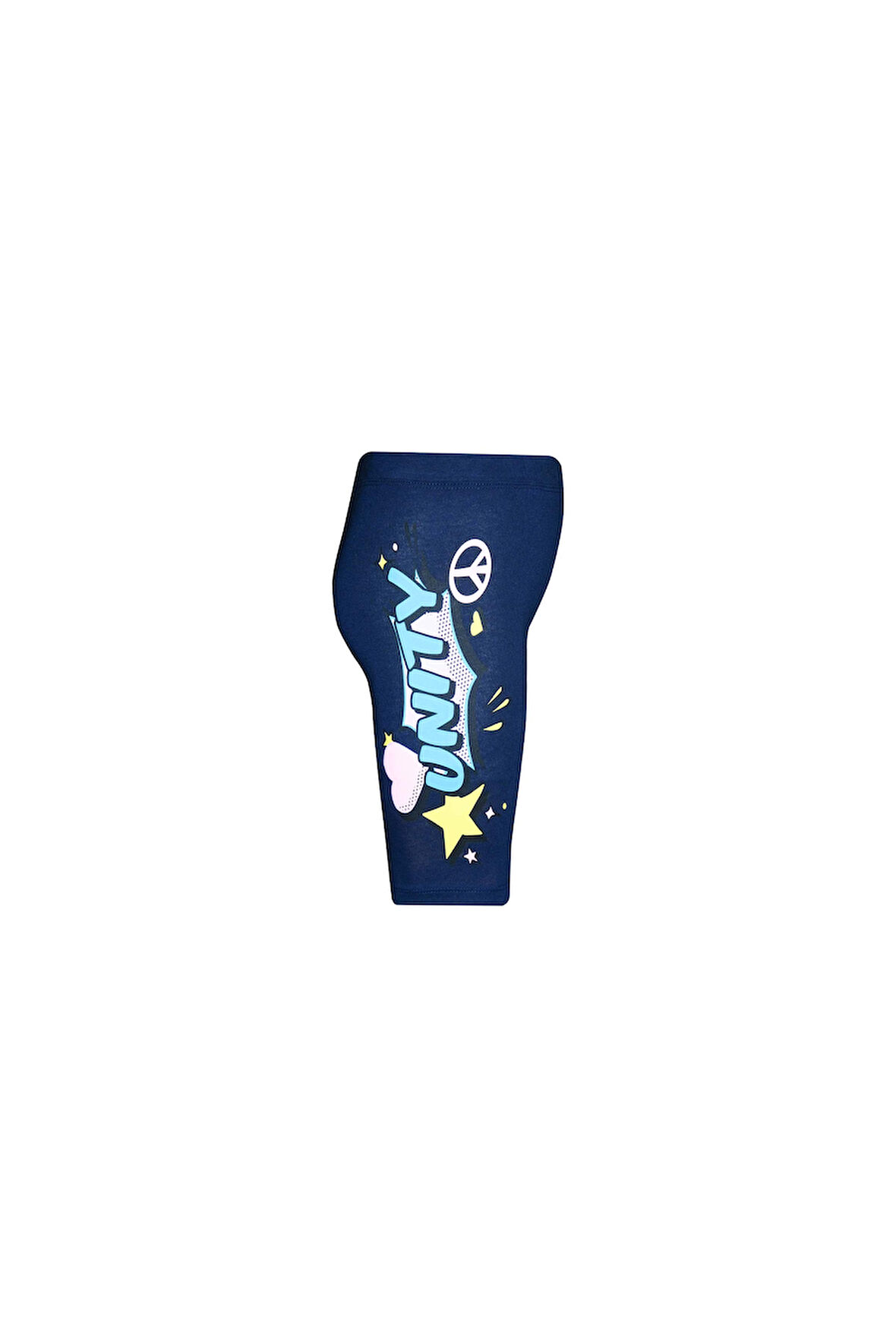 İndigo Unity Baskılı Kız Çocuk Bisiklet Şort
