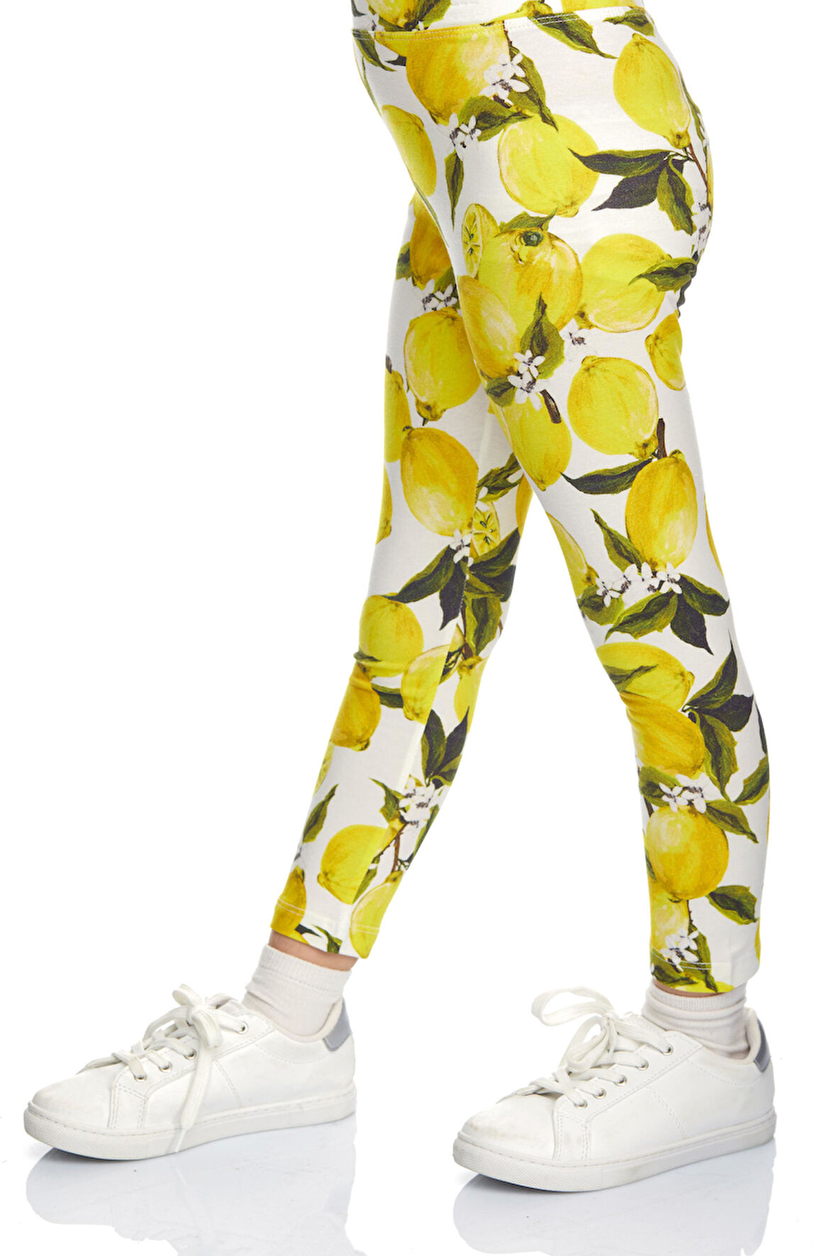 Lemon Breeze Kız Çocuk Baskılı Yazlık Tayt