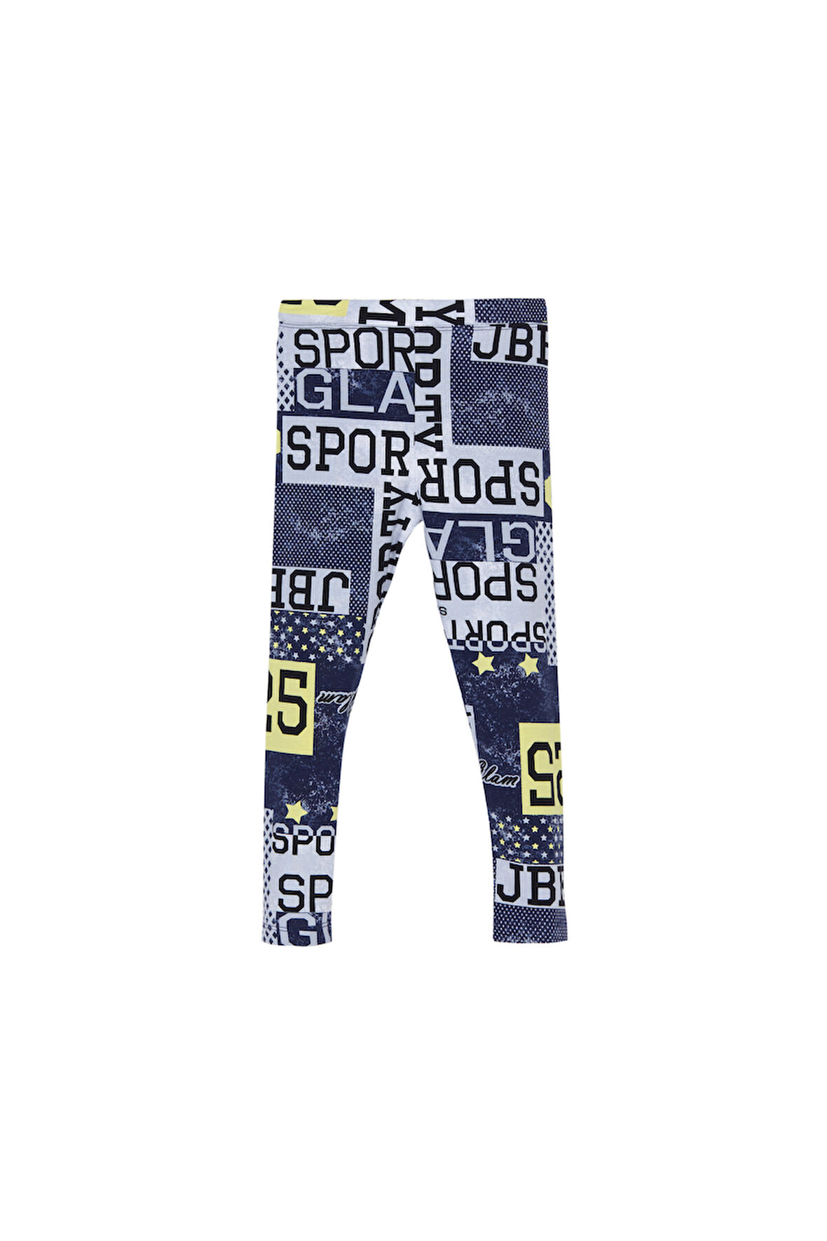 Sporty Glam Kız Çocuk Desenli Yazlık Tayt