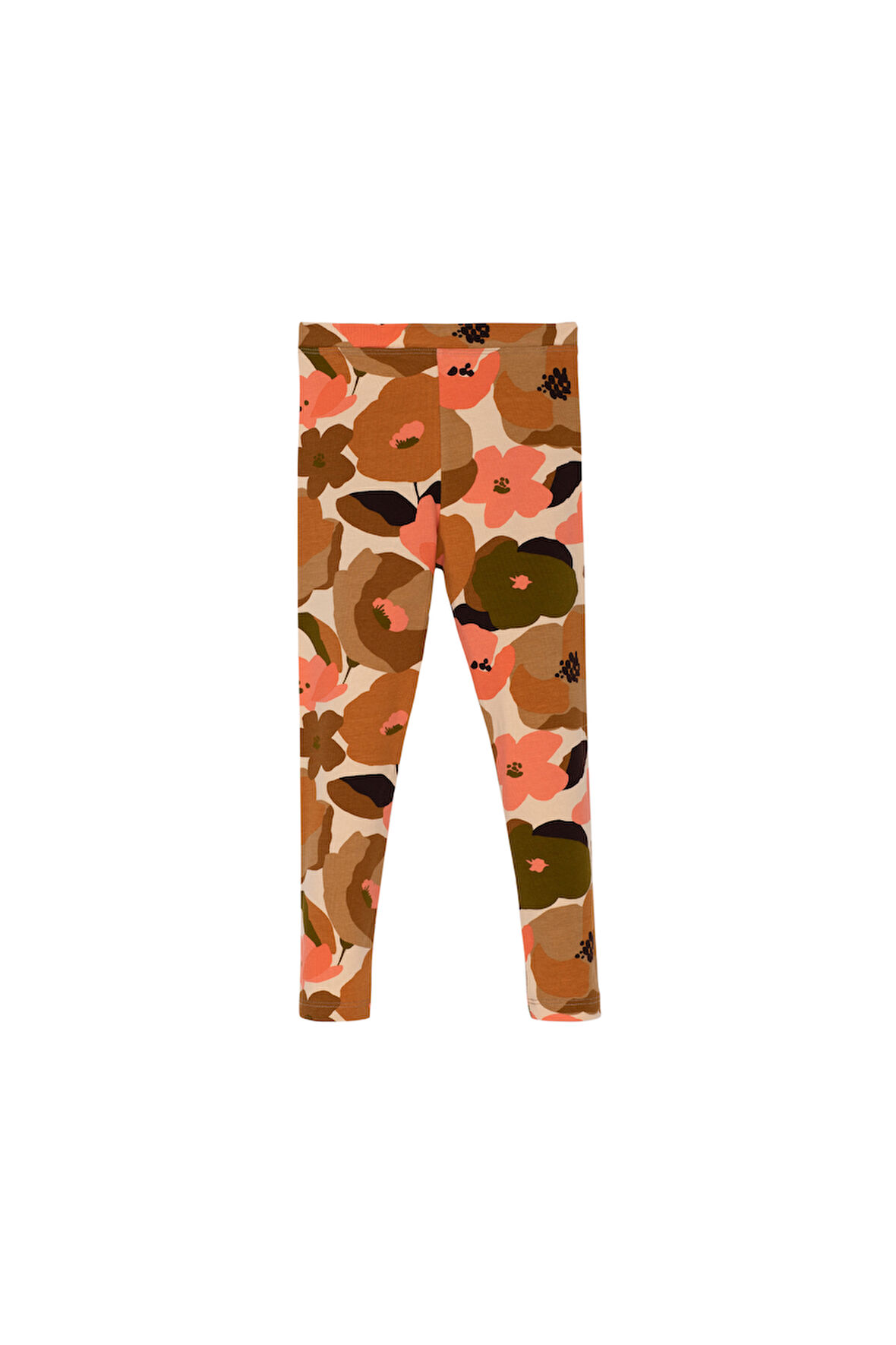 Somon Retro Flowers Kız Çocuk Yazlık Desenli Tayt