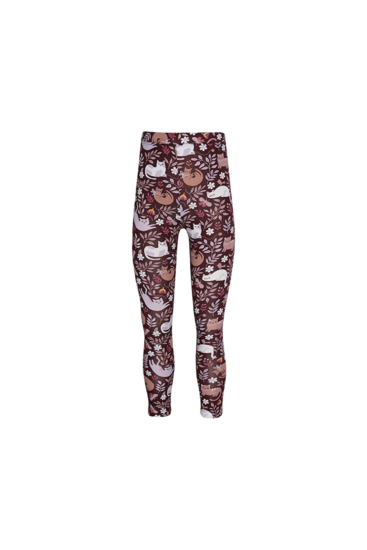 Lazy Cat Kız Çocuk Desenli Tayt