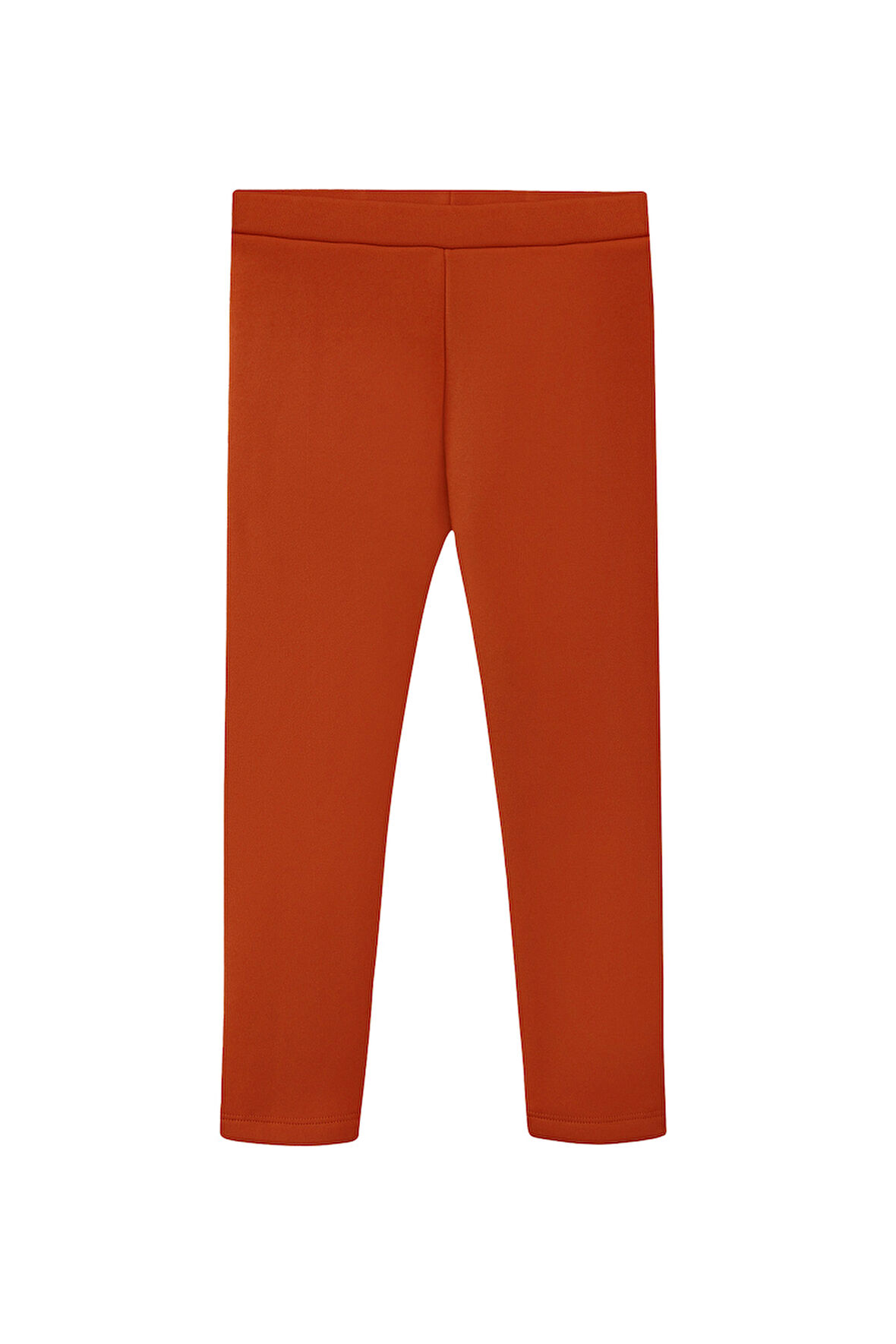 Kiremit Kız Çocuk İçi Peluş Extra Kalın Kışlık Tayt