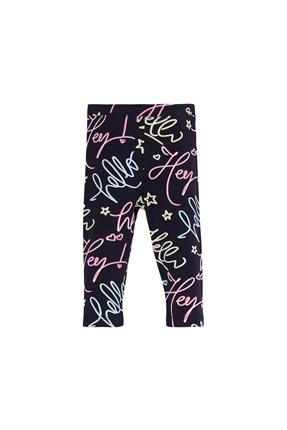 Hey Dude Kız Çocuk Desenli Diz Altı Tayt Kapri