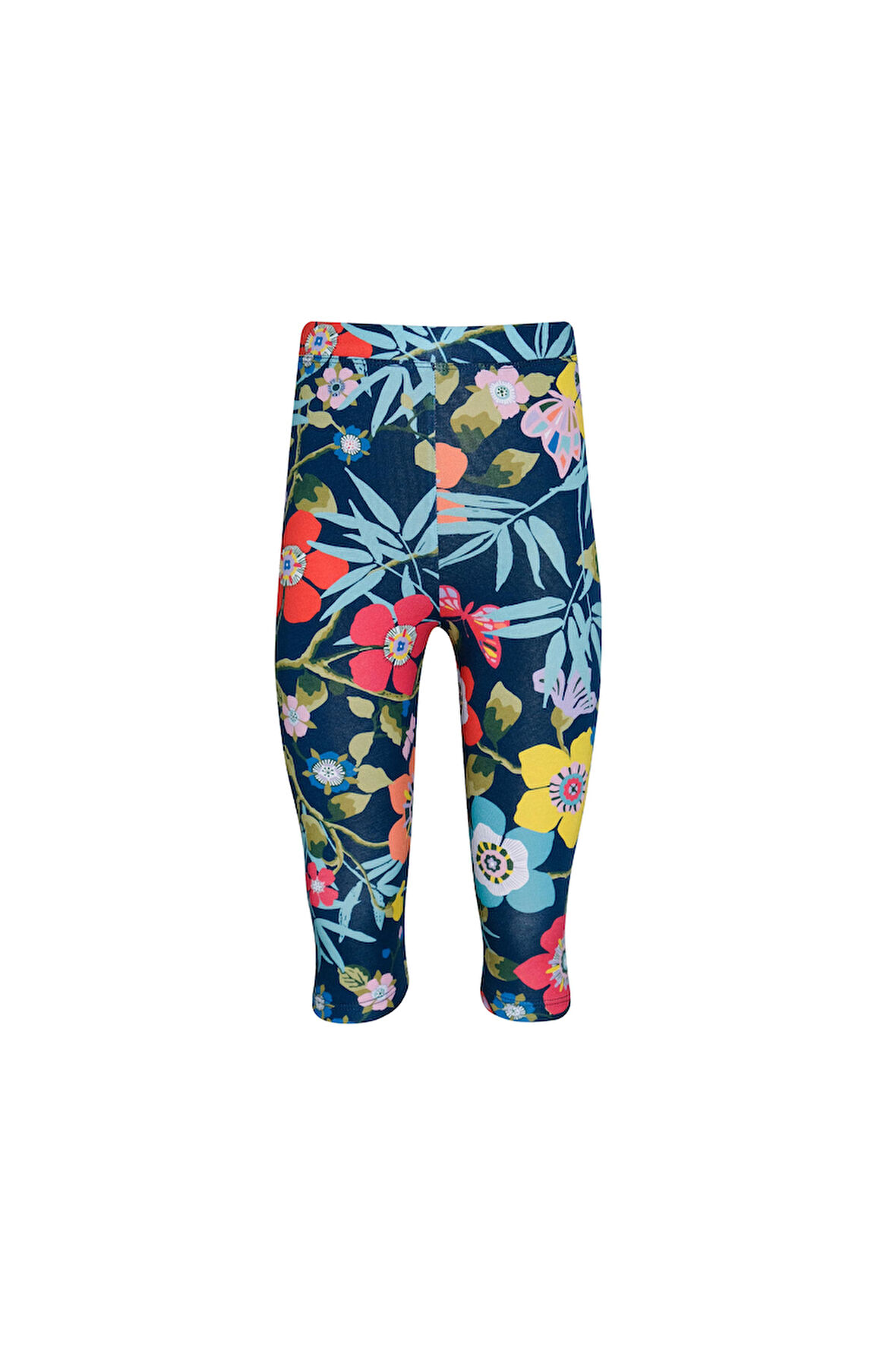 Macro Farm House Kız Çocuk Desenli Diz Altı Tayt Kapri