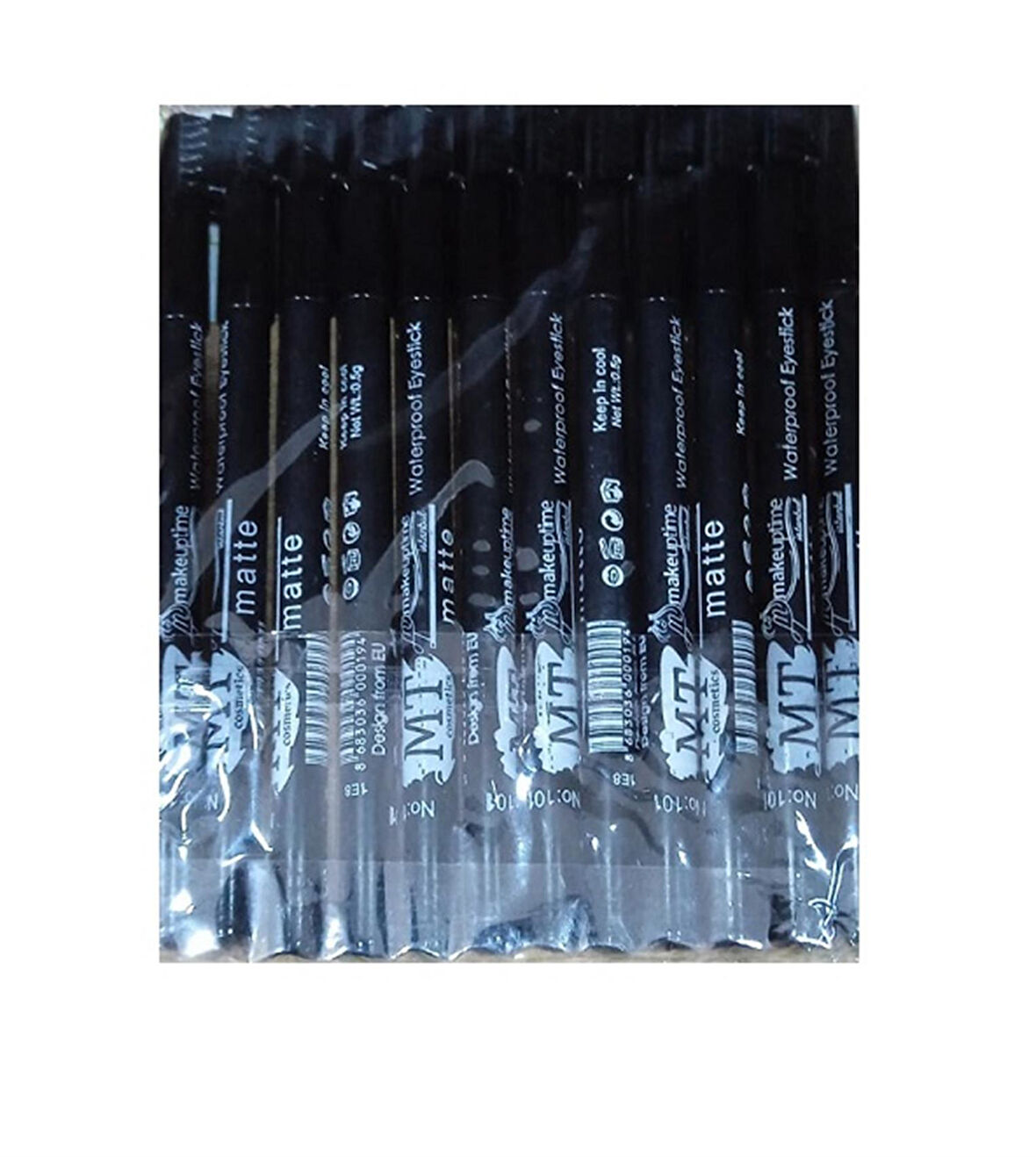 MT Matte Suya Dayanıklı Kaş Kalemi 101 Siyah 1 Adet
