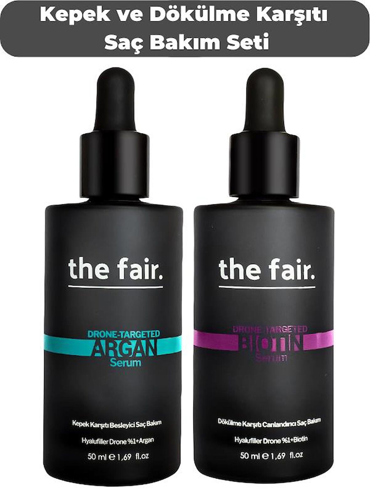 the fair. Kepek Karşıtı Dökülme Önleyici Vegan Saç Bakım Seti 100 ML 