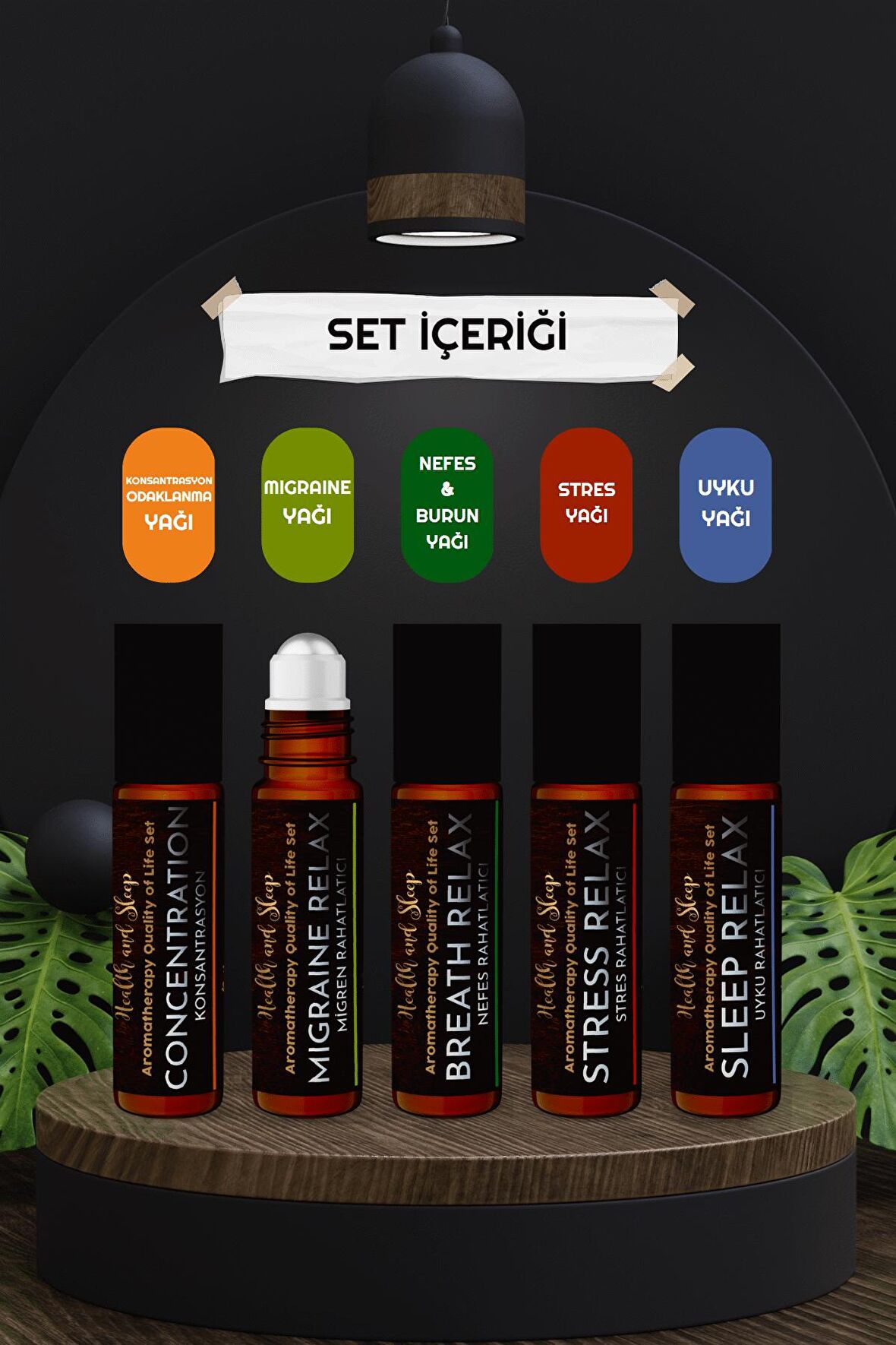 Aromaterapik Kaliteli Yaşam Seti Classic Edition (5x10ml)