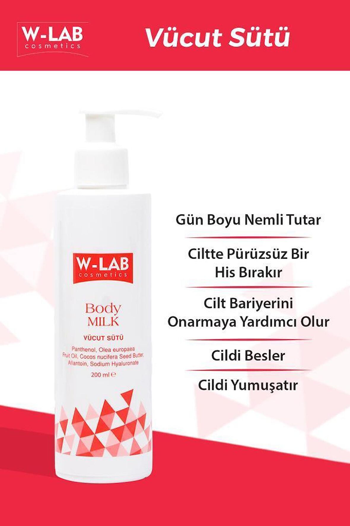 Body Milk Vücut Sütü 200 ML