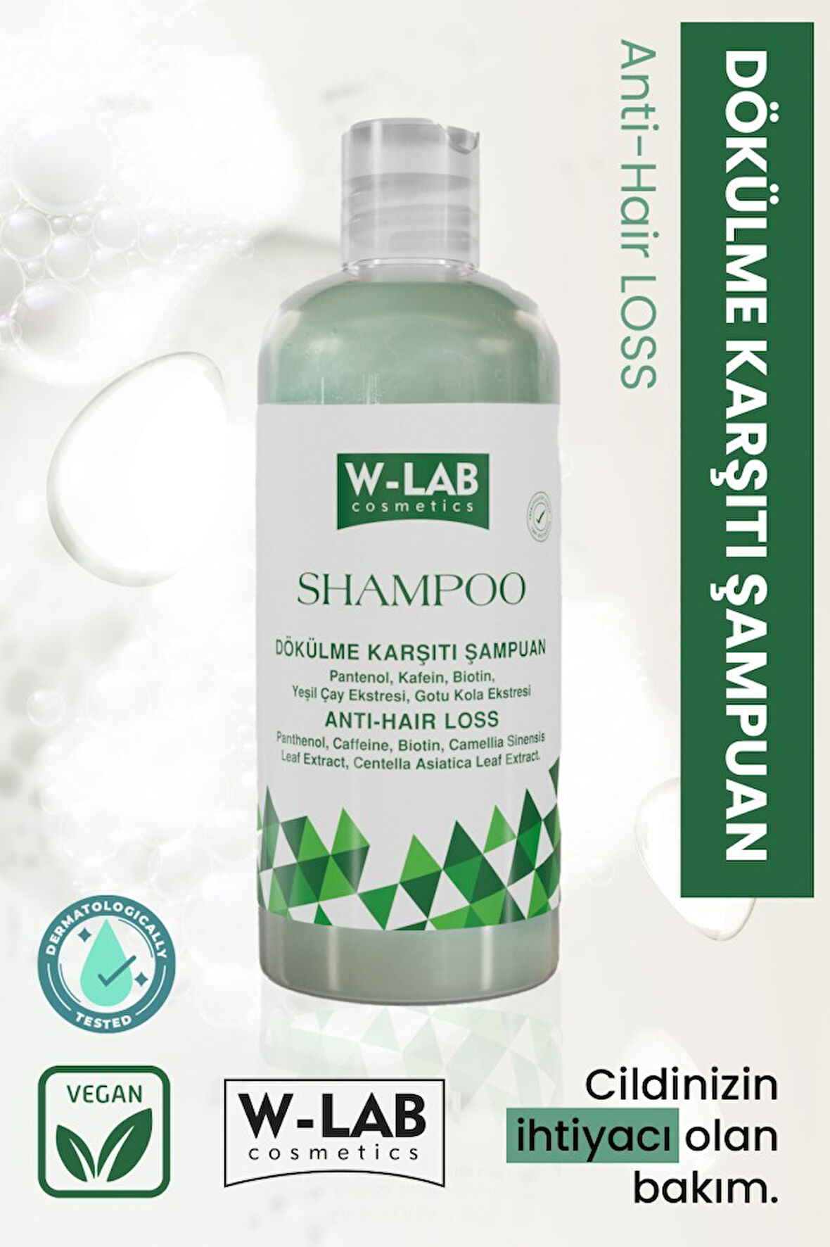 W-Lab Kozmetik Dökülme Karşıtı Şampuan 400 ML