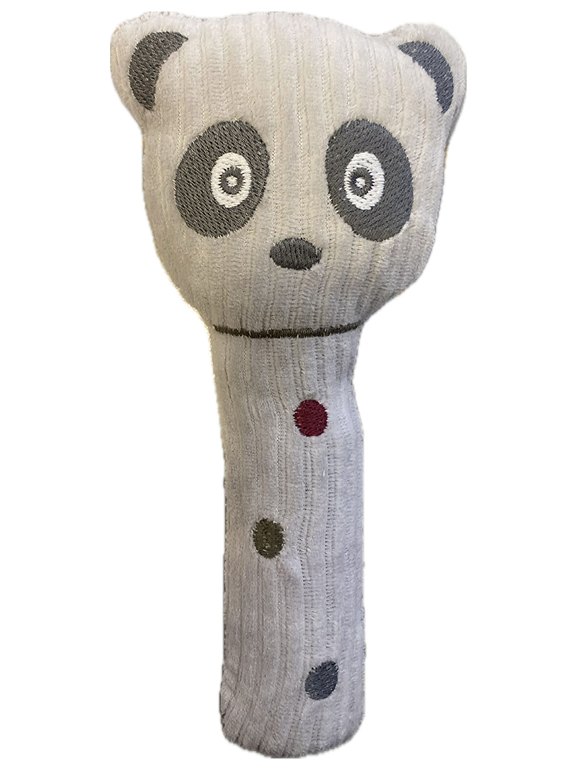 Bebekler İçin Gri Peluş Panda Vikvik Oyuncak