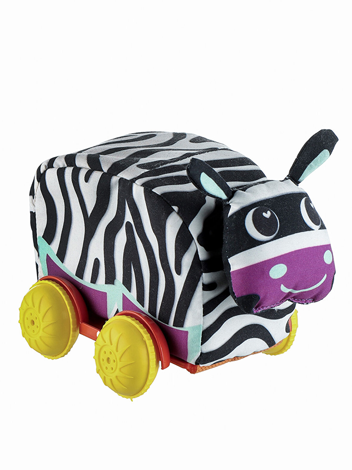 Peluş Zebra Bebek Oyuncağı Araba