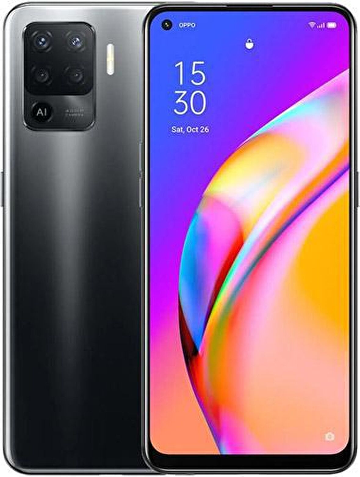 Oppo Reno 5 Lite Siyah 128 GB 8 GB Ram Akıllı Telefon  (Oppo Türkiye Garantili)