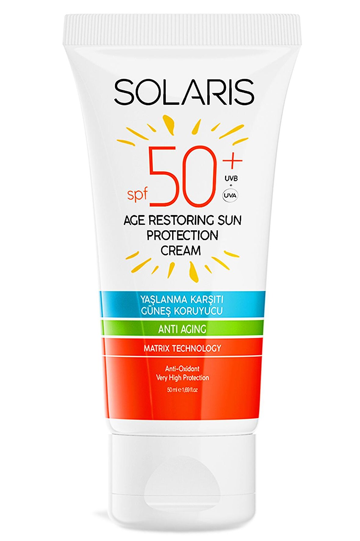 Solaris Güneş Kremi Yaşlanma Karşıtı SPF 50+ ( 50 ml)