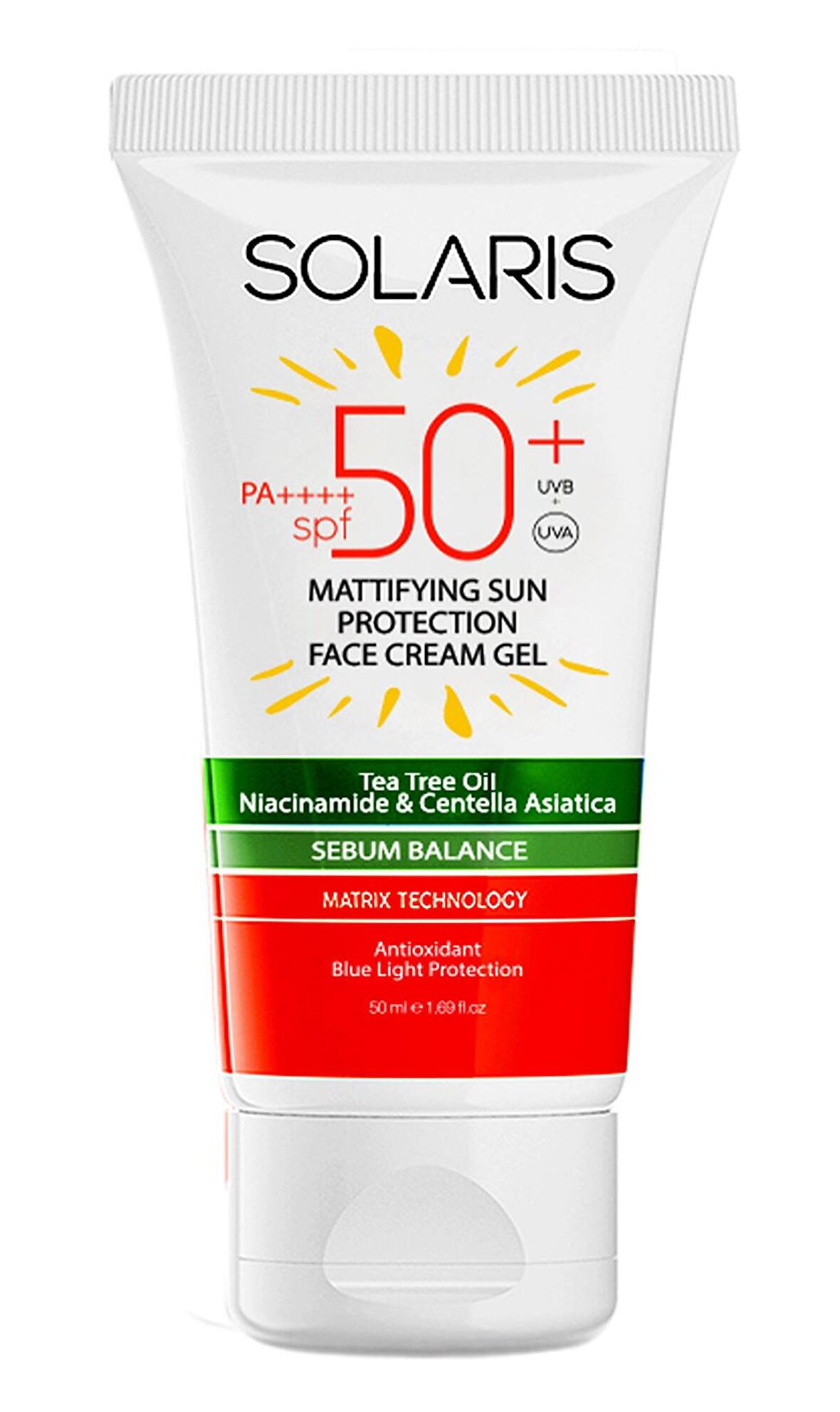 Solaris Yağlı CiltlerJel Güneş Kremi SPF50+ (50ml)