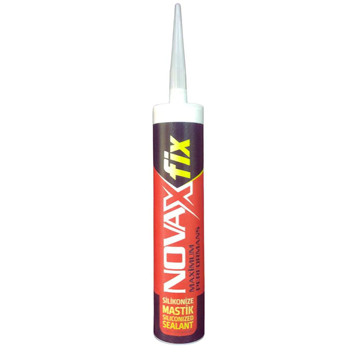 Novax Silikonize Mastik Gri 450gr