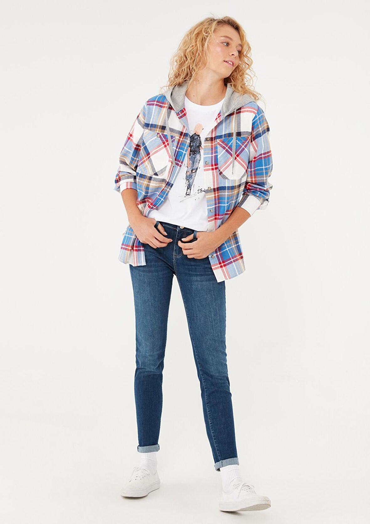 Ada Vintage Mavi Jean Pantolon 1020535596