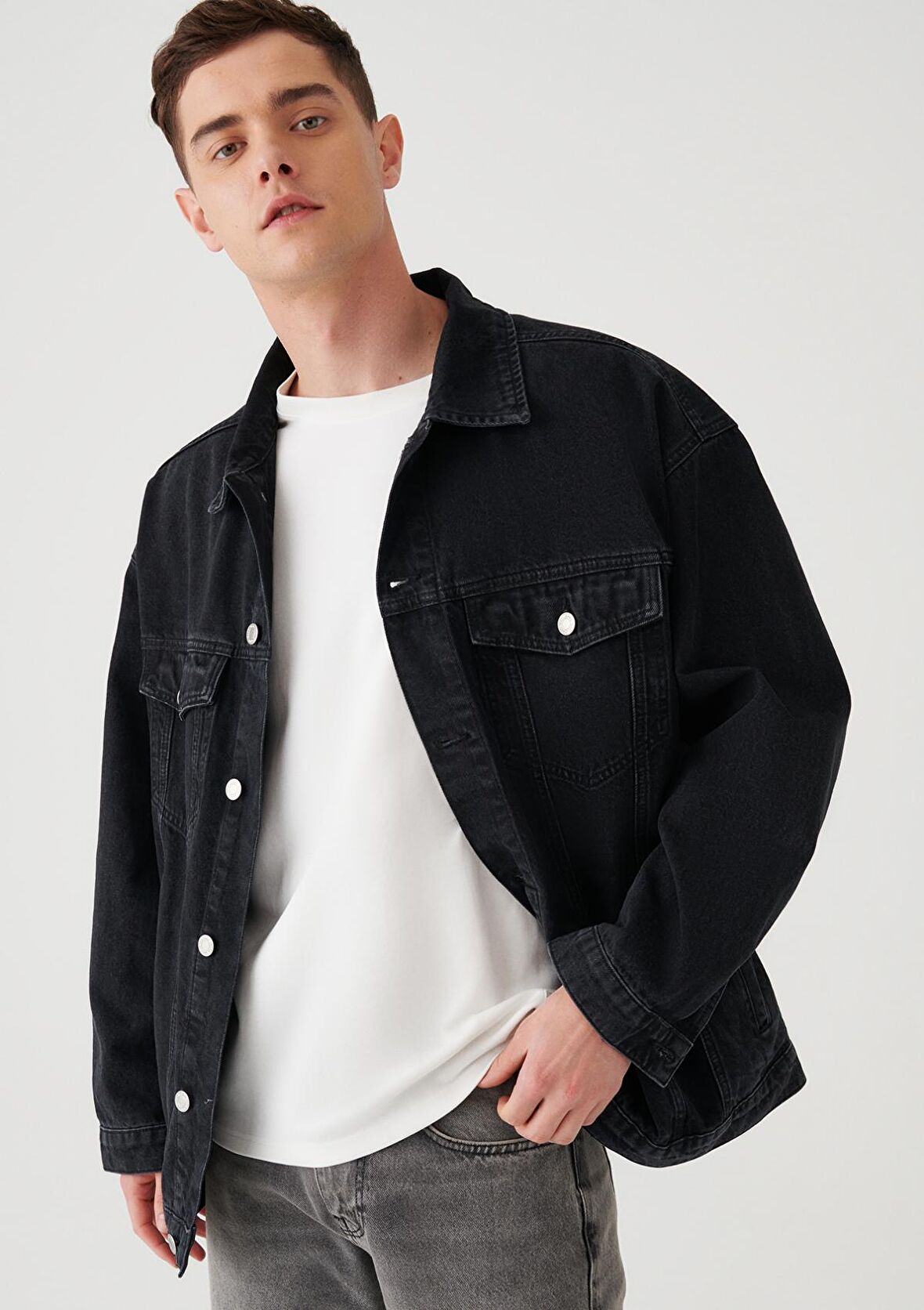 Mavi Luis Gri Jean Ceket 0110000-80479