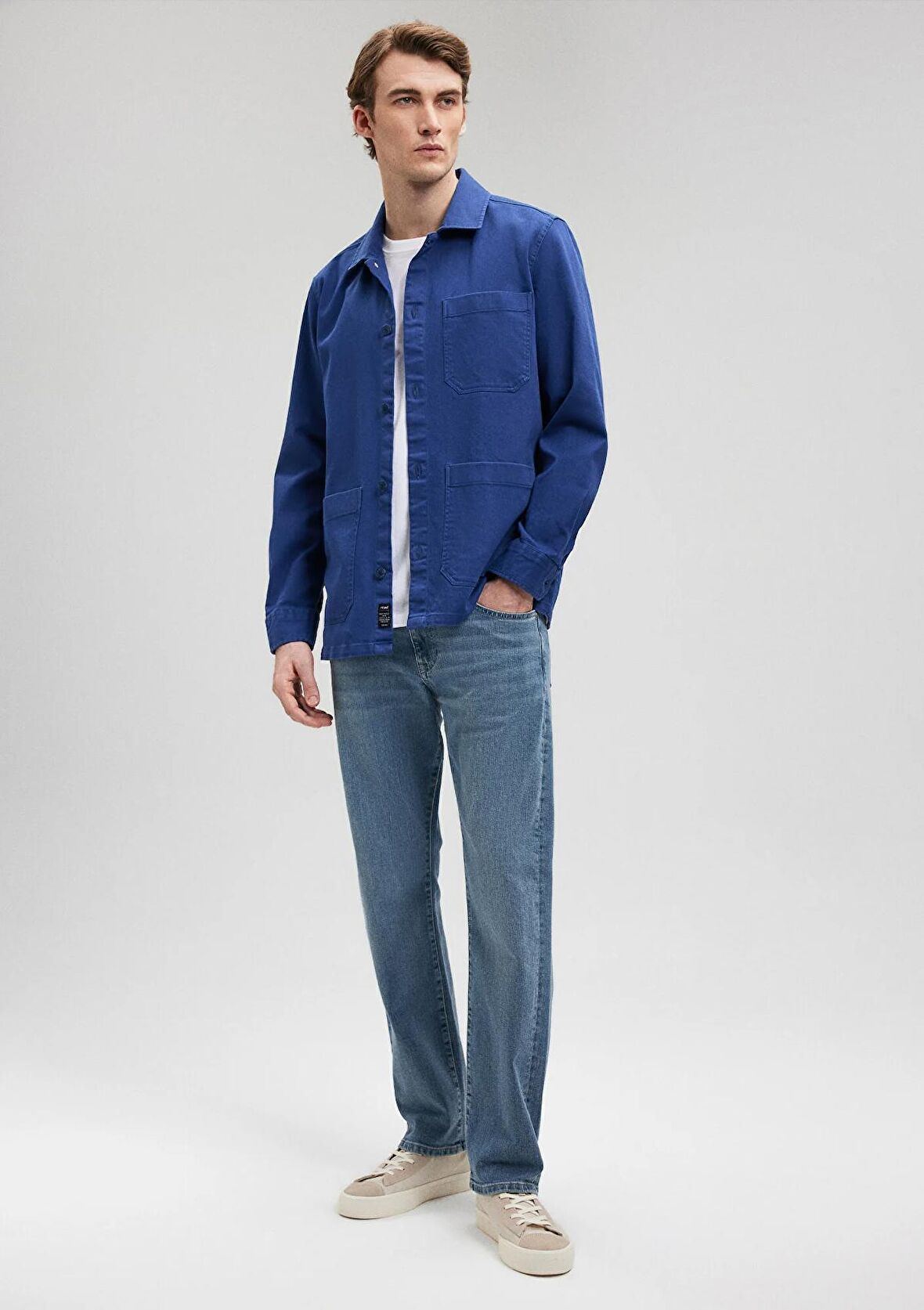 Hunter Mavi Premium Puslu İndigo Mavisi Jean Pantolon 0020233454